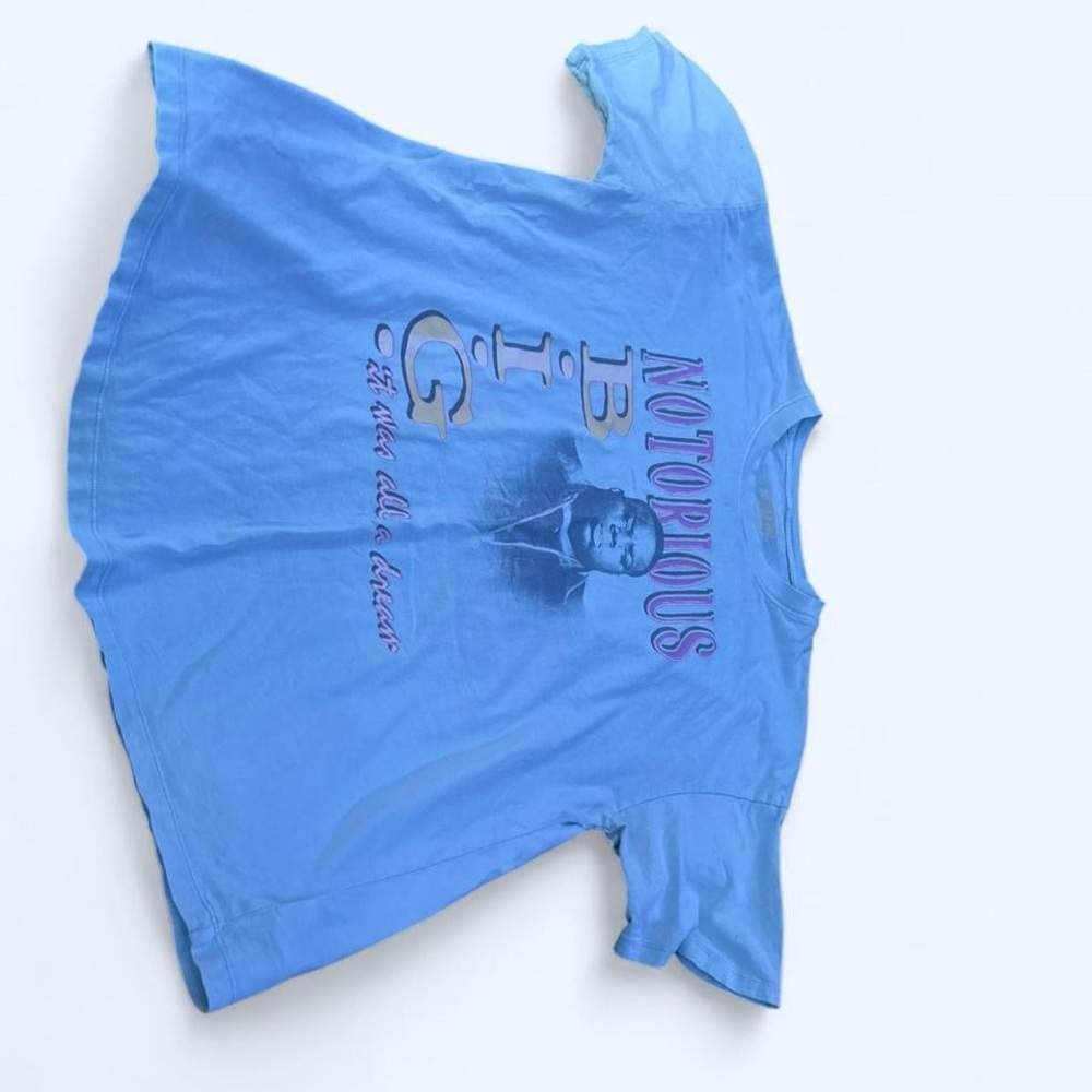 Blue Graphic BIGGIE T-Shirt